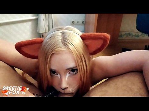 ❤️ Kitsune svelge pikk og cum i munnen ❤❌ Sexvideo hos oss ﹏